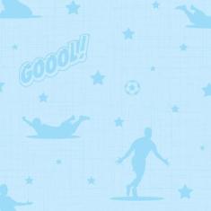 Papel de Parede Infantil Futebol Gol 2,70x0,57m - Quartinhos