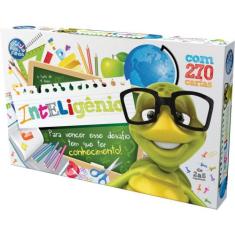 Jogo de Tabuleiro Inteligênio com 270 Cartas - Pais e Filhos