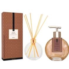 Kit Black Vanilla Via Aroma (1 difusor de varetas e 1 sabonete liquido )