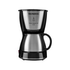 Cafeteira Elétrica Mondial Dolce Arome Jarra Inox - 15 Cafés Preta, Pr