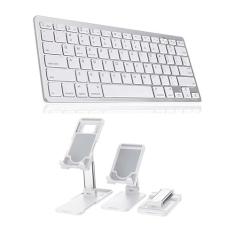 BDNET, Teclado Bluetooth P/galaxy A8 X200/x205 10,5+ Sup Branco