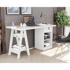 Escrivaninha Bali Branco - Carmolar