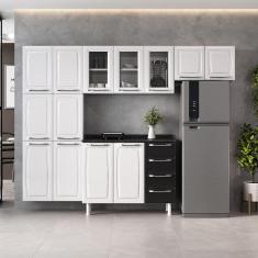 Cozinha Completa Itatiaia Diamante com 13 Portas e 4 Gavetas - 245cm de largura