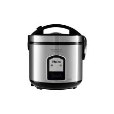 Panela Elétrica De Arroz Philco Ph5p Visor Glass Inox - Preto 220v