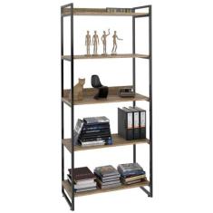 Estante Multiuso 5 Prateleiras Escritório Estilo Industrial Form C01 1