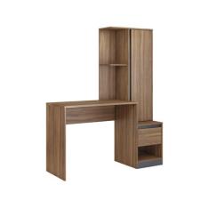 Escrivaninha com Armário 1 Porta 1 Gaveta Morada Demobile, Amêndola e 