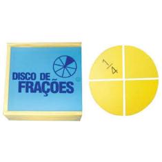 Brinquedos Educativos - Disco De Frações 96 Peças