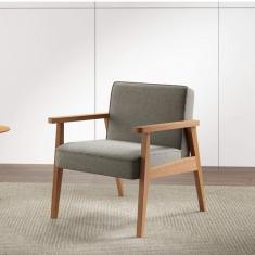 Poltrona Madeira Maciça Julia Volttoni Natural