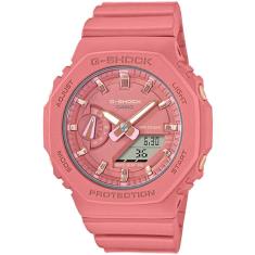 Relógio CASIO G-SHOCK feminino anadigi rosa GMA-S2100-4A2DR