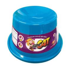 Comedouro Furacão Pet Super Cat Azul para Gatos 200ml