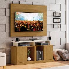 Rack E Painel Orion Amêndoa/off White