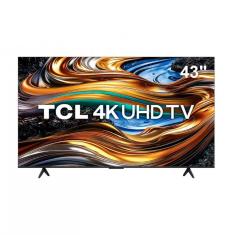 Smart TV 43 Polegadas UHD 4K TCL P755 LED Com Google TV Dolby Vision Preto Bivolt