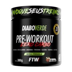 Pre Workout Zero Carbo Pote 300g Diabo Verde - FTW, Pina Colada