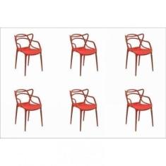 Kit 6 Cadeiras Allegra - Rivatti