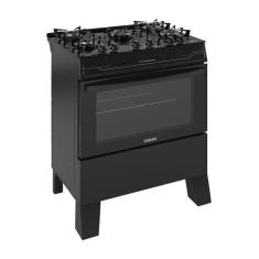 Fogão de Piso 5 Bocas Itatiaia Electra Glass Plus - Acendimento Automá