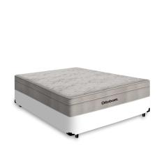 Cama Box Viúva + Colchão de Molas Ensacadas Ortobom AirTech SpringPocket 128cm