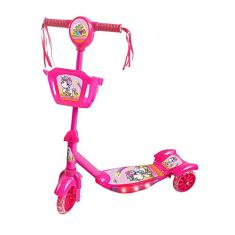 Patinete Musical Infantil Luz e Som Zoop Toys Rosa