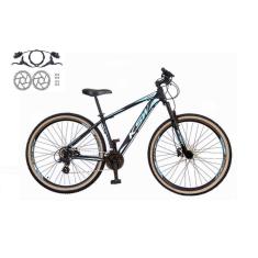   Bicicleta Aro 29 Ksw Xlt 24v Freios a Disco Hidráulicos Garfo Suspensão Pneu com Faixa Bege - Preto\Azul