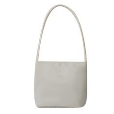 Bolsas e bolsas Oxford de pano para mulheres Hobo Bolsa de ombro, Branco