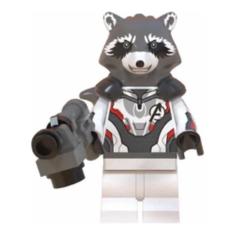 Bonecos Blocos De Montar Rocket Raccoon Os Vingadores