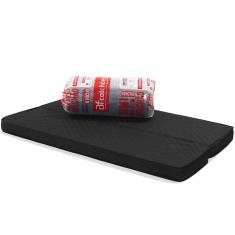 Colchão Solteiro Dobrável 3 em 1 Espuma D33 Firme a Vácuo BF Colchões