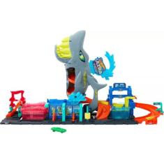 Pista Hot Wheels Mega Lava Rapido Do Tubarão City - Mattel C