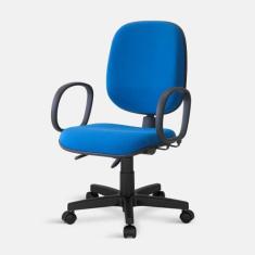 Cadeira Diretor Turim Giratória Back 2585 C/br 0097 - Arazzi, Azul