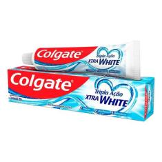 Creme Dental Colgate Tripla Ação Xtra White 70g - Embalagem com 12 Uni