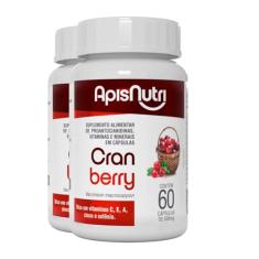 Kit 2 Cranberry Apisnutri 60 cápsulas