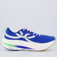 Tênis Olympikus Corre Turbo Azul e Verde, 40