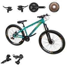 Bicicleta Aro 26 Vikingx Tuff 30 Shimano 21v Aluminio Suspensão Diante