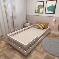 Cama Infantil Montessoriana Solteiro Sol - Bramov Móveis