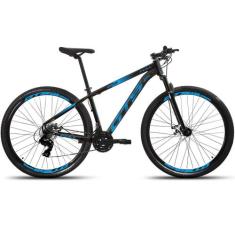 Bicicleta Aro 29 GTS Full 24 Marchas Freios a Disco - GTS Feel, Preto,