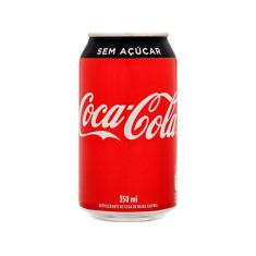 Refrigerante Lata Coca-Cola Sem Açúcar 350ml, Original, 350ml
