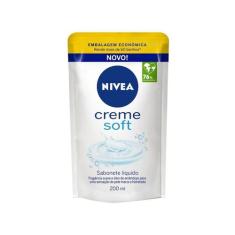 Sabonete Líquido Nivea Creme Soft Refil 200ml, 200ml