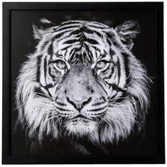 Quadro Decorativo Moldura Slim Preto Design Up Colorido 44x44