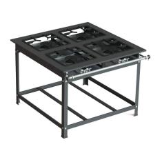 Fogão Industrial 30x30 P7 4 Bocas Baixa Pressão 4QS - JL Colombo