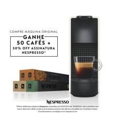 Cafeteira Nespresso Essenza Mini Branca 110V + 50 Cápsulas De Café Equ