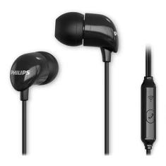 Fone de Ouvido Intra Auricular Philips c/Microfone Preto - TAE1126BK