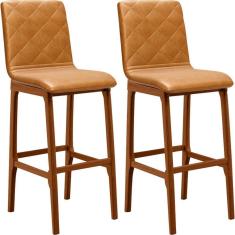 Kit 02 Banquetas Altas Cozinha Zoe B04 Whisky