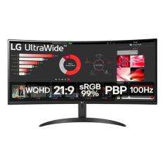 Monitor LG Ultrawide Curvo 34 Wqhd 34wr50qc-b LG