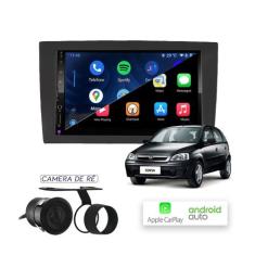 Multimídia MP10 CarPlay e Android Auto Corsa 2002 a 2012 - First Optio