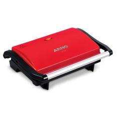 Grill Arno Compact Uno, Vermelho, 110V