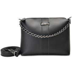 bolsa feminina transversal corrente pequena Moncci, Preto