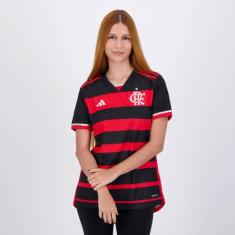 Camisa Adidas Flamengo I 2024 Feminina, PP