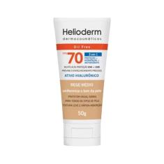 Protetor Solar Cor Facial Bege Médio FPS70 50G – Helioderm