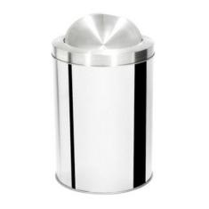 Lixeira Basculante 35 Litros Aço Inox