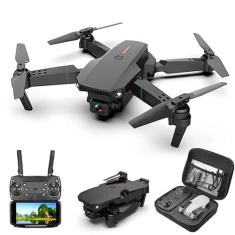 Drone E88 Pro com Câmera, Wi-Fi FPV, Foto e Vídeo, 1 Bateria