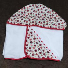 Toalha de Banho Bebê Dupla Camada 100% Algodão - Mãe e Filho Enxovais 