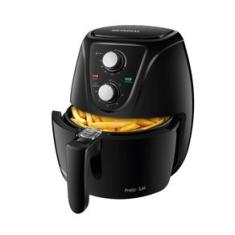 Fritadeira Elétrica Air Fryer Mondial AF-36-FB Pratic 3,6L Lâmpada Piloto Aviso Sonoro Preta Preto / 220